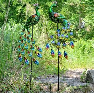 Metalen Pauw <span class=keywords><strong>Solar</strong></span> Verlichting Outdoor <span class=keywords><strong>Animal</strong></span> Decoratie Tuin Stakes - Product Image 2