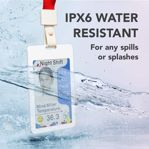 Picksmart - Insignia Inteligente Inalámbrica Recargable con Pantalla de 6 Colores, ABS, <span class=keywords><strong>3.6</strong></span> Pulgadas, Alta Calidad, Blanca, Resistente al Agua, para la Escuela, Oficina, Hogar, BLE - Product Image 4