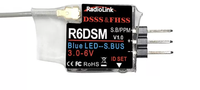 Récepteur d'avion modèle réduit Ledi R8Ef 8 canaux 2000m prenant en charge les signaux Sbus/Ppm/Pwm, composants électroniques T8S/T8Fb