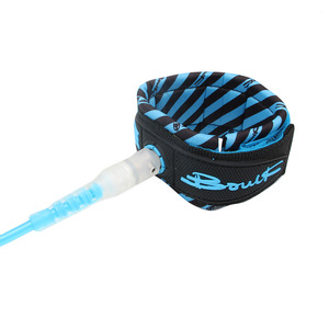 สายรัดบอร์ด Surf Leash 5 มม. 10 ฟุต สาย TPU แบบขด สำหรับกระดานโต้คลื่น พายบอร์ด กีฬาทางน้ำ - Product Image 3