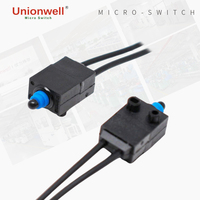 Micro-interrupteur étanche IP67 série G304E pour accessoires de couvercle de serrure de porte de voiture, conception ultra-compacte 125/250V -40~+85