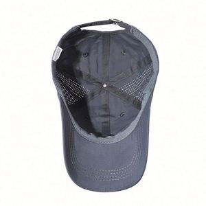 Gorra Deportiva Personalizada con su Logotipo, 6 Paneles, 100% Poliéster, con Orificios Cortados a Láser, Letras y Logotipo Bordados - Product Image 5