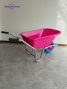 NS Factory Promotion Chariot à roues anti-crevaison <span class=keywords><strong>110L</strong></span>, capacité 250KG, robuste pour le bâtiment, avec pneus pleins, chariot de jardin et de cour - Product Image 3