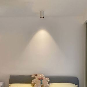 ไฟดาวน์ไลท์ LED สำหรับ 7W 10W 12W แบบติดตั้งบนพื้นผิว ทรงกลม ไฟเพดาน LED 220V แสงสว่างภายในอาคาร แสงวอร์มไวท์ แสงคูลไวท์ - Product Image 3