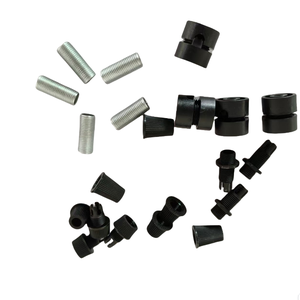 Serre-câble en plastique à vis pour suspension de <span class=keywords><strong>lampe</strong></span> - Noir M10*6mm Marque Qingyu Garantie 1 an - Product Image 1