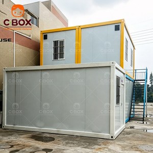 Casa Contenedor Móvil Prefabricada Cbox Moderna de 2 Pisos, Villa Prefabricada Desmontable con Sala de Estar y Dormitorios - Product Image 4