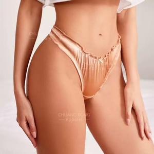 Braguitas de Talle Alto Estilo Condón sin Costuras para Mujer, Talla Grande, Sexy, Ecológicas, de Secado Rápido, Transpirables, 3XL, Transparentes - Product Image 1