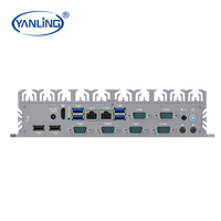 Tablette industrielle sans ventilateur YANLING en alliage d'aluminium intégré, processeur quadricœur J1900 2,0 GHz avec 6 ports USB, multi-OS