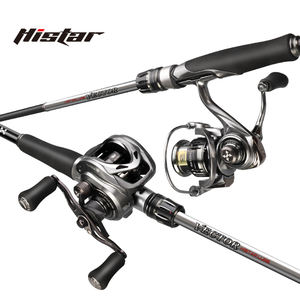 Histar 벡터 2.03m 2.16m 2.31m M/ML/MH 패스트 액션 DKK-A 링 30T 높은 탄소 낚싯대 및 베이트 캐스팅 또는 스피닝 릴 콤보 - Product Image 1