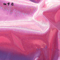 Tissu laser doré tricoté magique à paillettes pour vêtements de scène Tissu de fond de tir