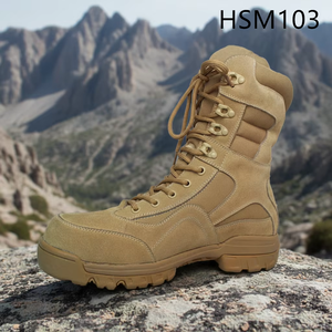 LXG, Desert Operation <span class=keywords><strong>USA</strong></span> Beroemd Merk Zandkleurige Tactische Laarzen Veerkrachtig Aanvoelende EVA+rubber Zool Gecertificeerde Wandel Laarzen HSM103 - Product Image 2