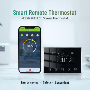 Thermostat d'<span class=keywords><strong>eau</strong></span> numérique intelligent sans fil <span class=keywords><strong>Wifi</strong></span> RF Beca BHT-8000RF-VA 220v 24V VA pour les fabricants, écran, hôtels - Product Image 4