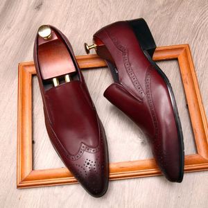 Zapatos Formales de Hombre de Cuero Genuino Hechos a Mano, Modernos, con Cordones, Impermeables, para Otoño, Fiestas Formales, Bodas y Uso Profesional - Product Image 6
