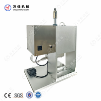 Petite machine semi-automatique disponible de thermoscellage d'acier inoxydable de capsule de café de papier d'aluminium