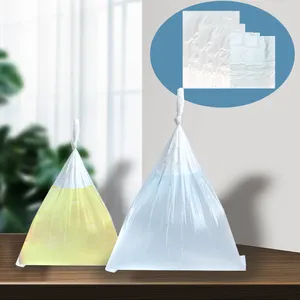 Saco de água transparente descartável, saco de água transparente personalizado do saco