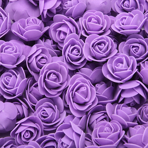Flor de Espuma Rosa de 3.5cm, Flores Decorativas, Cabeza de Rosa de Espuma, Material Floral para Osos de Peluche, Precio de Fábrica Ammy, Gran Venta - Product Image 4