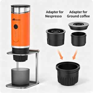 Machine à café portable Anbolife à capsule auto-chauffante pour voiture, rechargeable USB, 20 bars, avec <span class=keywords><strong>mousseur</strong></span> à <span class=keywords><strong>lait</strong></span> - Product Image 5