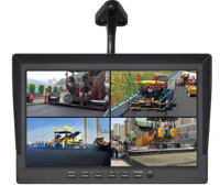 Moniteur quadruple divisé Ahd 4 de 10 pouces avec moniteur de recul horizontal/vertical DVR