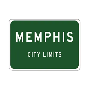 Memphis City Limits Sign Location Memphis Travel Sign Memphis Gift Idea - Quality Metal Sign 8x12inch