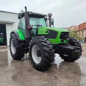 Alta calidad marca alemana Deutz Fahr DF 1704 170hp Tractor usado 4x4 WD para agricultura