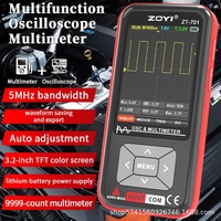 Zoyi ZT-701 Multimeter portabel, alat rumah tangga cerdas Digital, multi meter presisi tinggi, warna-warni, osiloskop layar besar, Anti bakar