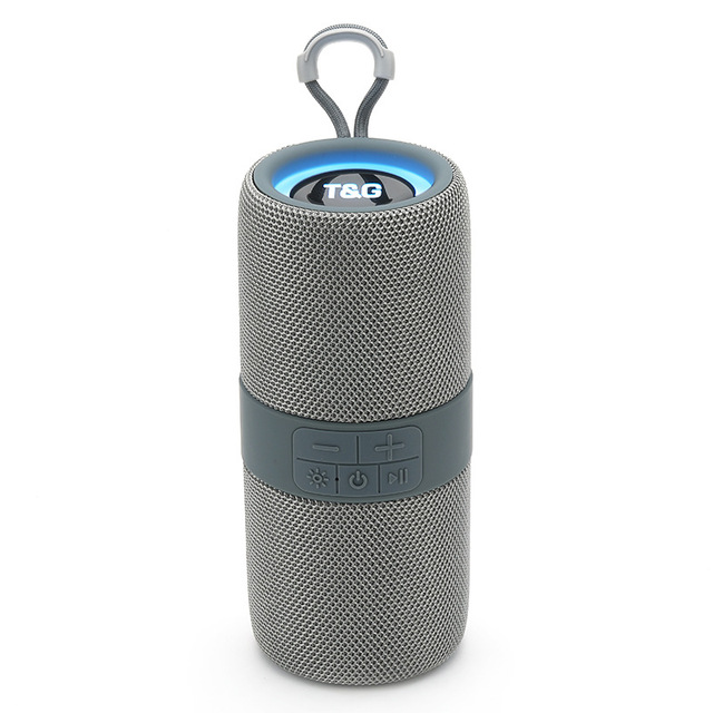 TG671 Wireless Blue tooth Speaker Outdoor Portable RGB Subwoofer TWS Gift fabric Speakers Waterproof IPX4 Radio FM BT USB