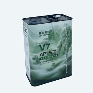 Bidon métallique carré durable de 4 L avec revêtement anti-corrosion pour huile moteur - Product Image 2