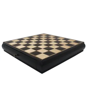 나무 체스 세트-대형 체스 보드 세트, 독특한 체스 게임 추가 조각 및 저장 상자 포함