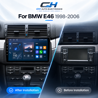 Pour BMW E46 M3 318/320/325/330/335 1998 - 2006 Autoradio Android 15 Lecteur DVD Carplay Android Auto GPS Autoradio