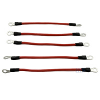 Rangkaian Kabel Baterai Silikon Kustom dengan Lug Tembaga 10-50mm untuk Sistem Daya Sepeda Motor Listrik Tegangan Tinggi Bersertifikasi CE