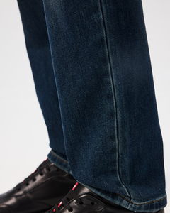 Pantalones de mezclilla para hombre, estilo único, corte ajustado, pierna recta, formales de negocios, casuales, lavados, para otoño e invierno, venta al por menor y al por mayor - Product Image 6