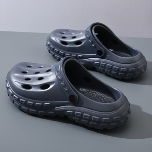 Men's <b>Clogs</b> Thick Soled EVA Anti Slip Hollow Summer Outdoor Beach Wear - Product Image 2