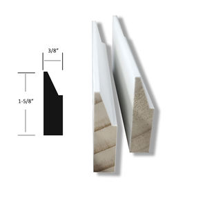 थोक सफेद प्राइड लकड़ी का दरवाजा ट्रिम मोल्डिंग दीवार पैनल सजावट फ्रेम मोल्डिंग - Product Image 1