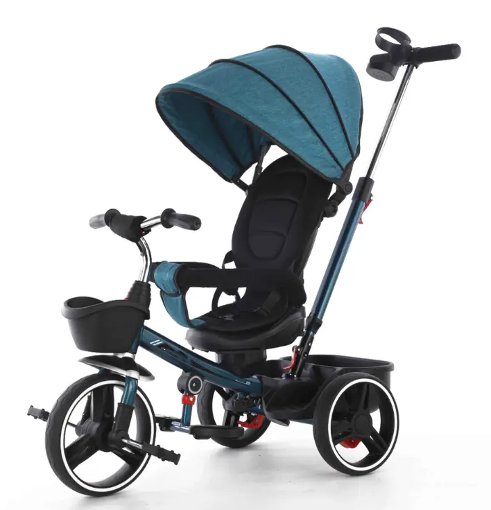 Opvouwbare Kinderen Trike Peuter Driewieler 3 Wiel Kid Driewieler Baby Kinderen Trike Baby Driewielers 4 In 1 Baby Trike Voor Kind 1-6 Jaar