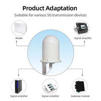 Antena de Techo 5G 4G LTE 2x2 MIMO para Interiores, 698-4000MHz, 28dBi, N-Female, Alta Ganancia, Bajo PIM, Tipo Domo, para Amplificador de Señal DAS, OEM Personalizado