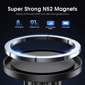 Bras télescopique réglable ventouse à force industrielle support de voiture de téléphone magnétique pour <span class=keywords><strong>Magsafe</strong></span> tous les téléphones portables - Product Image 2