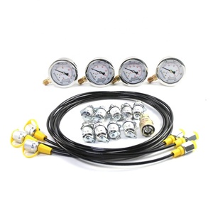 Hydraulische Drukpers Testtool 4 Gauge 3 Testslangen 10 Koppelingen 1 Aluminium Behuizing Voor Rups Cat/Case/<span class=keywords><strong>John</strong></span> <span class=keywords><strong>Deere</strong></span> - Product Image 3