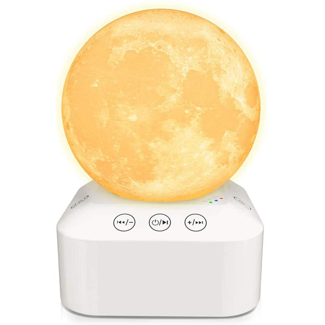 Wholesale Rechargeable Plastic White Noise Machine Multiple Sounds 20 Options for Babies with Night Light