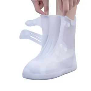 Cobertura de neve para sapatos, capas protetoras de borracha de silicone reutilizáveis e antiderrapante para chuva, venda no atacado