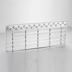 Marches d'<span class=keywords><strong>escalier</strong></span> en métal antidérapantes de style industriel galvanisé à chaud <span class=keywords><strong>Escalier</strong></span> extérieur durable avec conception de plaque à carreaux - Product Image 6