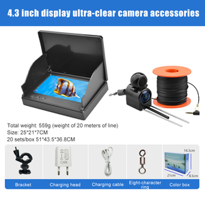Cámara de Pesca Portátil al por Mayor de Fábrica, Detector de Peces Subacuático de 20 Metros de Profundidad, Ideal para Barcos, ¡Venta Caliente! - Product Image 6