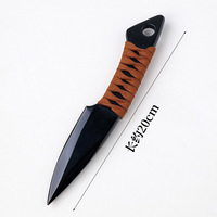 Couteau de combat en obsidienne noire naturelle Stiletto sculpté à la main en obsidienne couteau de martelage à la main pour cadeau d'artisanat en cristal vente en gros
