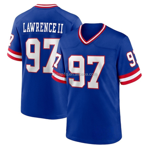 Jersey de Fútbol Americano de los New <span class=keywords><strong>York</strong></span> Giants Bordado al por Mayor # 44 Cam Skattebo # 1 Malik Nabers # Uniforme de Fútbol Americano Jaxson Dart 6 - Product Image 3