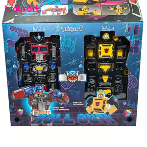 YOLOPARK Transformers G1 Optimus Prime & <span class=keywords><strong>Bumblebee</strong></span> Set, figurine de collection de 16 cm, modèle en métal, <span class=keywords><strong>jouet</strong></span> pour les fans et les enfants - Product Image 2