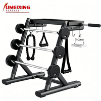 TK- Équipement de musculation professionnel : Ensemble de rangement pour barres d'haltères fixes, support de rangement pour manches de machines à poids libre pour salle de sport