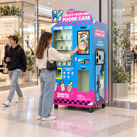Kiosque de vente en libre-service pour la personnalisation de coques de téléphone avec impression UV photo DIY pour centre commercial