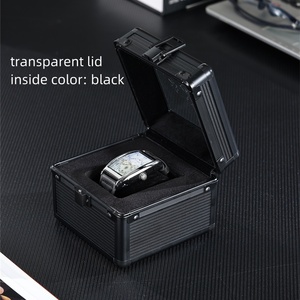 <span class=keywords><strong>Caja</strong></span> Organizadora Profesional Negra <span class=keywords><strong>para</strong></span> <span class=keywords><strong>Relojes</strong></span> con 1/3/5/10/12/18/24/21 Ranuras, <span class=keywords><strong>de</strong></span> Aluminio y <span class=keywords><strong>Madera</strong></span>, en Stock - Product Image 6