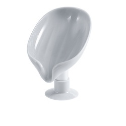 New 2026 Leaf Shape Drain Box Shower <b>Soap</b> <b>Holder</b> Dish Storage Plate Tray Supplies Bathroom Gadgets - Product Image 6