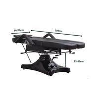 Chaise de tatouage rotative noire, fauteuil de piercing, fauteuil de salon de beauté, fauteuil de tatouage pliable, lit de massage