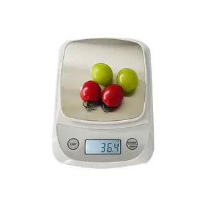 Ev Lcd ekran 5kg Mini dijital gıda ölçeği hassas mutfak terazisi